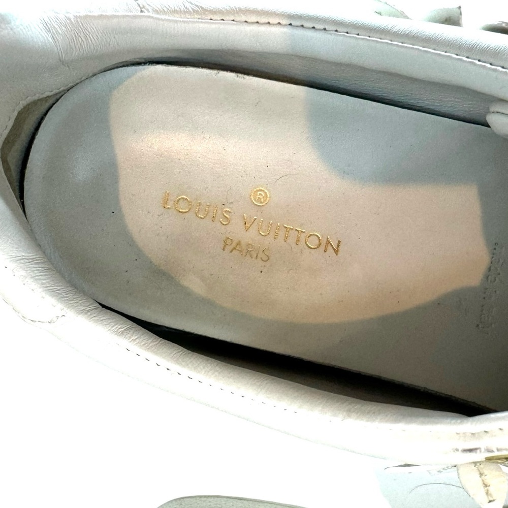 Auth Louis Vuitton Frontrow Blooming Blossom Floral Sneakers 37 7 - Picture 7 of 9